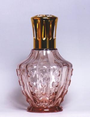 【aroma　lamp/lampe　berger】ランプベルジェ　アロマランプ　ガラスランプ4544【クロシェット】ピンク