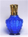 【aroma　lamp/lampe　berger】ランプベルジェ　アロマランプ　ガラスランプ4545【クロシェット】ブルー